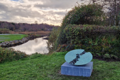 Freshwater Pearl Mussel in Bronze by artist Don Cronin